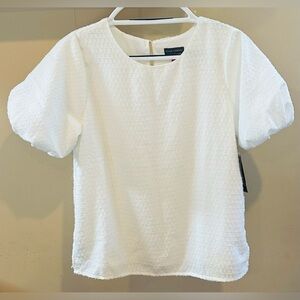Vince Camuto puff sleeve top, sparkly, new with tags, size small, gorgeous
